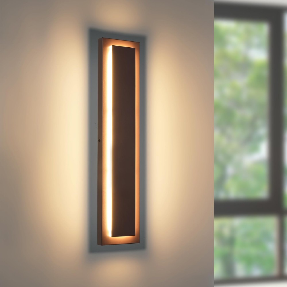 Zsmaiku 24 In Long Outdoor Led Wall Lights Modern Exterior Garage Wall