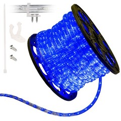Assorted Sizes Blue LED Rope Lighting Thick Outdoor Christmas Xmas Tree