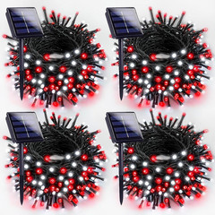 Solar Christmas Lights Outdoor 4 Pack 132FT 400LED String Lights Multicolor | Au