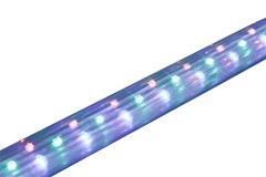 24 Inch x 3/4 Inch RGB LED Rope Light Mounting Track – Clear PVC Channel (10-Pac