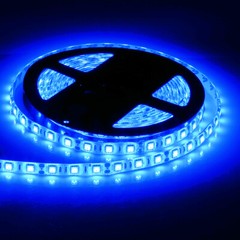 Waterproof 5M Blue LED Strip Light 300 LEDs Dimmable Flexible for Home & Outdoor