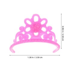 20Pcs Doll Crowns Crown Hair Accessories Baby Dolls Headwear Decor