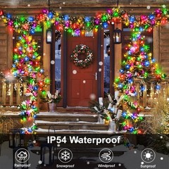 66ft 100 LED C9 Christmas Lights String, Strawberry String Lights Multicolor