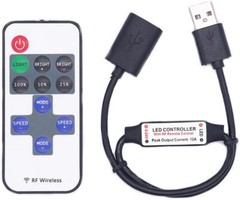 11 Keys LED Strip Controller Mini Dimmer RF Remote 5V USB Interface…