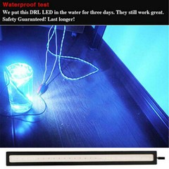 6pcs 12V LED Car Interior Blue Strip Lights Bar Lamp Car Van Boat Home 2020 JJ
