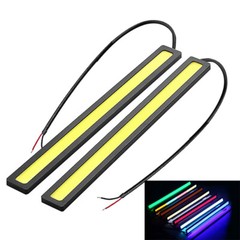 6~24 PACKS 12V LED Strip DRL Daytime Running Lights Fog COB Car Lamp Waterproof