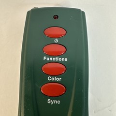 Replacement Remote Control For Christmas Lights Green Unbranded Color Sync