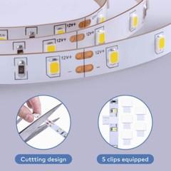 16FT 5M Bright Cool White 5M 300Leds Flexible SMD 3528 Led Strip Light Lamp 12V