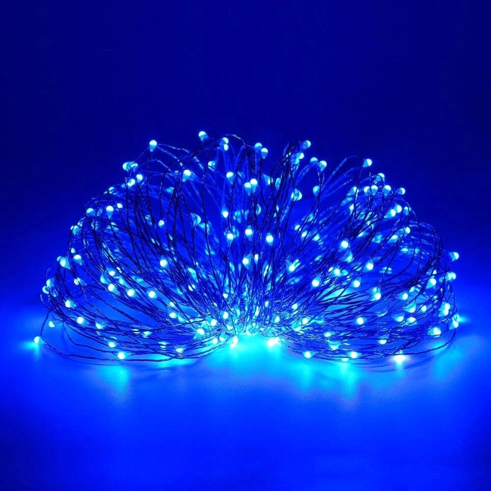 2-10m 20/50/100 LED Battery Micro Rice Wire Copper Fairy String Lights Party