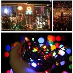 100 LED Solar Powered String Fairy Lights Outdoor Garden Wedding Party Xmas