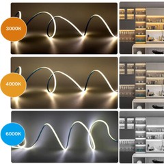 3mm 5V COB LED Strip Light Flexible 400Led/m High Density USB COB Led Tape Light