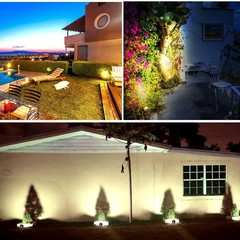 20W Dusk to Dawn Led Outdoor Light 120V 3000K 2000lm Warm White LED Spot Ligh…