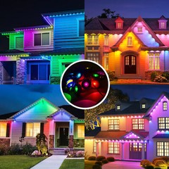 Permanent LED Outdoor Lights, RGB Outdoor Lights 150FT with 108 LED Eaves Lights