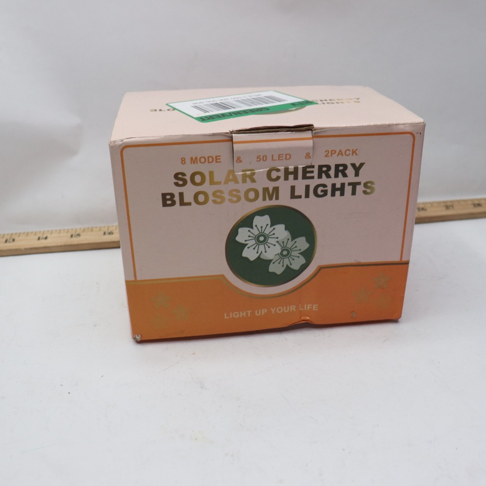 Solar Flower Outdoor Mini Bulb 50 LED String Light 22 Ft 1006 415 108