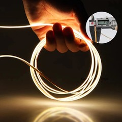 5V 12V 24V 2mm 3mm 4mm Ultra Slim COB LED Strip Lights DIY mini Figure 480LED/m