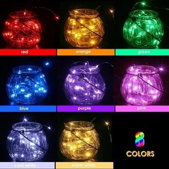 20/50/100 Battery Operated Copper Wire LED Fairy String Lights Christmas Wedding