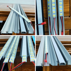 10pcs Under Cabinet LED Light 12V LED Light Strip Rigid Super Bright White /Warm
