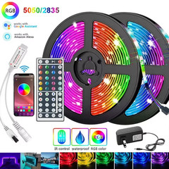 Trendy multicolor, bluetooth, led lights for room, 5m-20m flexible strips