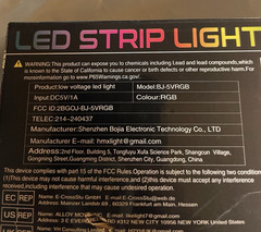 LED Strip Lights Multicolor Has Remote Low Voltage Brand New Sealed