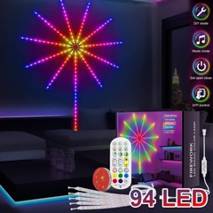 LED Firework Strip Light Dream Color RGB USB Smart Music Sync APP Remote Control