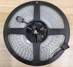 16.4Ft 5050 RGB 600LEDs IP68 Waterproof LED Strip Light Boat Car Underwater 12V