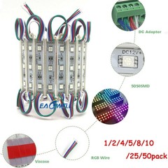 10ft~100FT 3LED 5050 SMD Module Light STORE FRONT Window Sign Lamp+Power+Remote