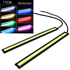 6~24 PACKS 12V LED Strip DRL Daytime Running Lights Fog COB Car Lamp Waterproof