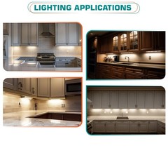 Lvyinyin Single Under Cabinet Led Light Bar 15 Curio Counter Bookshelf Display