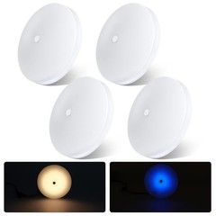 RV LED Ceiling Dome Light w/Switch 4.5” RV Lights Interior 12V 3000K 4-Pack