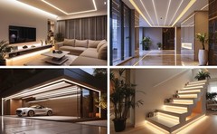 24V COB LED Strip Light Outdoor Waterproof 65.6ft (2 Rolls of 32.8ft), 3000K …