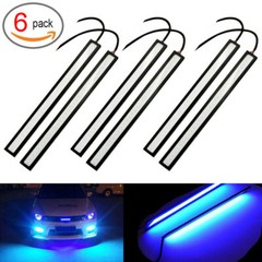 6pcs 12V LED Car Interior Blue Strip Lights Bar Lamp Car Van Boat Home 2020 JJ