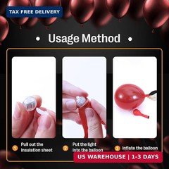 50PCs Mini Led Lights with Hook, Waterproof Round Tiny Led Light for Party Decor
