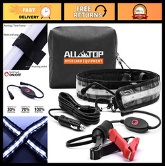 Dimmable LED Camping Light Strip – 1300 Lumen, IP68 Waterproof, Flexible, Ideal