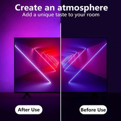 LED Lights for TV, 16.4ft LED Lights for 45-75 Inch TVs, RGB TV Backlight Behind