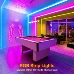 32.8FT Flexible Strip Fairy Light RGB 600LED SMD Waterproof Remote Room TV Party