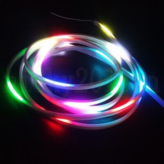 5M 12V WS2811 5050 RGBIC LED Neon Tube Pixel Rope Light Addressable Dream Color
