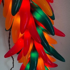 Vintage Novelty Light Up Chili Peppers Corded/Electric Bright UNIQUE – TESTED