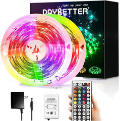 Led Strip Lights Waterproof, 32.8Ft(2 Rolls of 16.4Ft) Led Tape Lights Color Cha