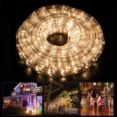 100-300Ft LED Rope Strip Light Waterproof Multi-color 4Mode Home Landscape Light
