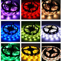 5M 12V 5050 60LEDs/m Flexible LED Strip Light RGB Warm White Waterproof Lights