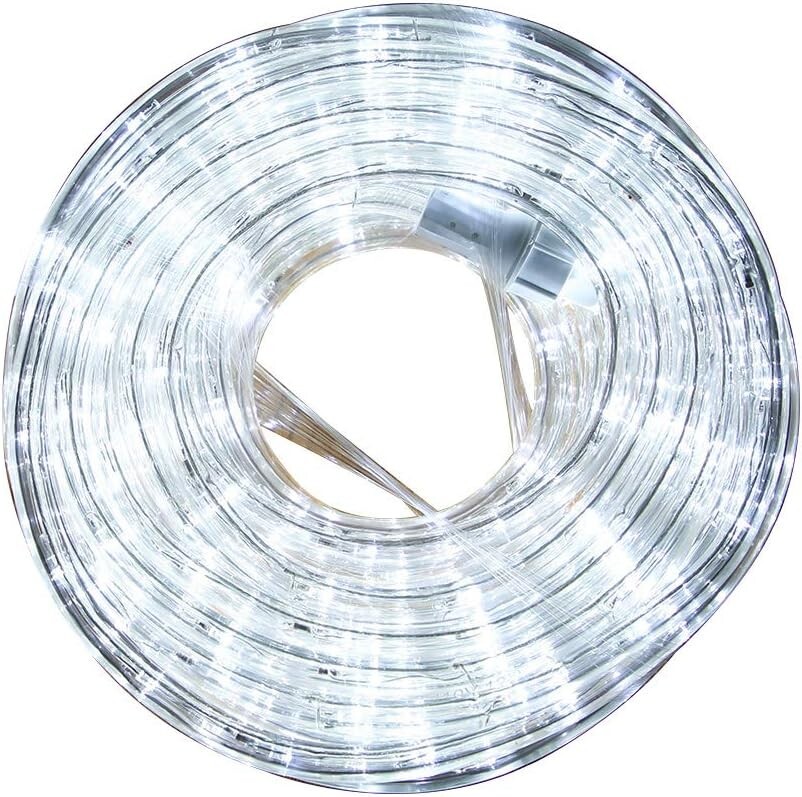 300’ Cool LED Daylight ONE-PIECE String Light, 8 mode INTERTEK 5015236, OUTDOOR