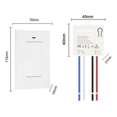 Wireless Lights Switch Kit, No WiFi Required, No in-Wall Wiring Needed Remote…
