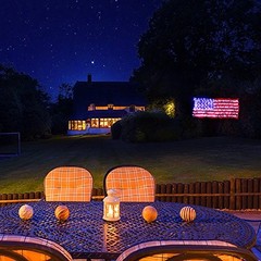 Led Flag Net Lights of The United States, American Flag 6.5 FT x 3.28 FT