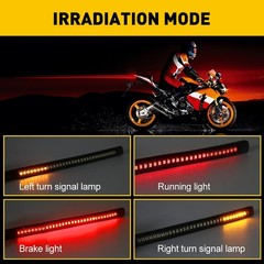 Waterproof 8” 12V Motorcycle LED Strip Underbody Light For Motorcycle ATVs UTVs