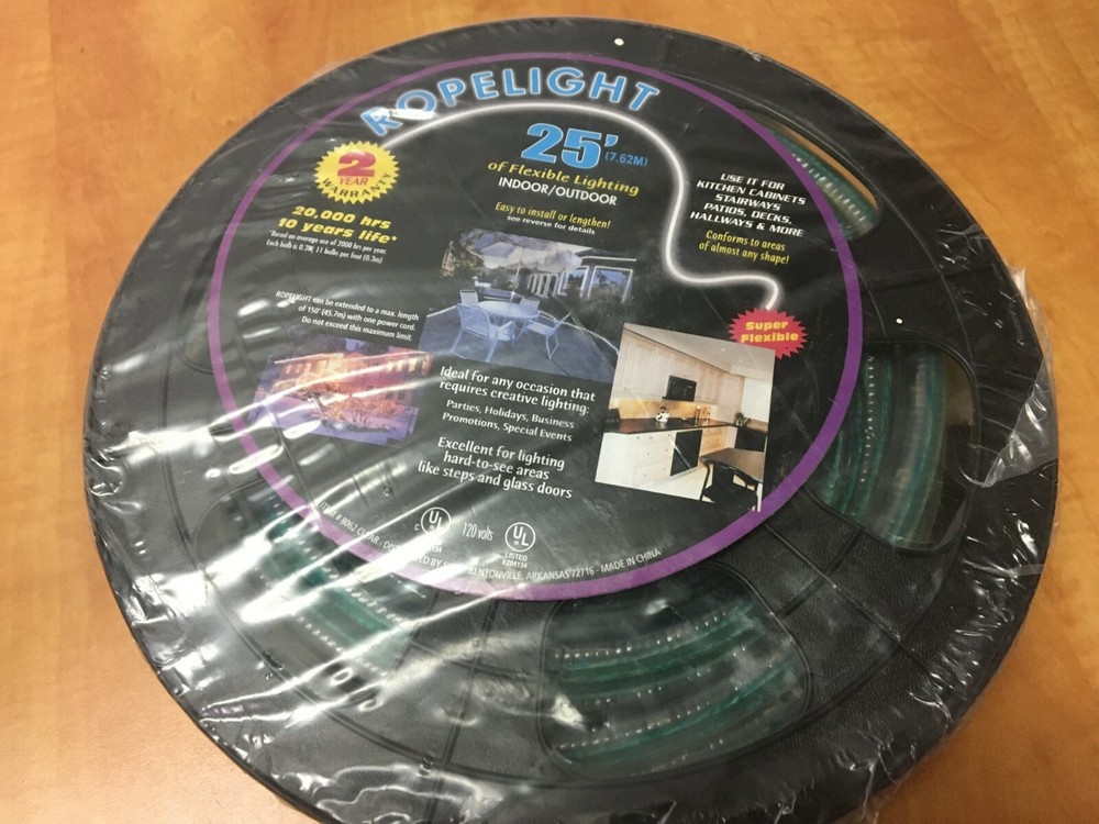 Ropelight 25′ Rope Light Indoor & Outdoor Accent Clear Lighting