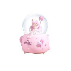 Angel Snow Globe, 80mm Musical with Color Changing LED Lights for Daughter, W…