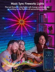 Smart Firework LED Lights, RGB Dream Color LED Lights for Bedroom, LED Strip Lig