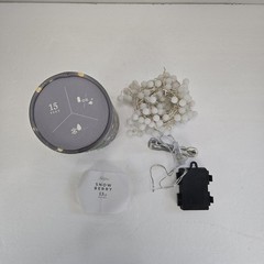 Anthropologie Terrain Stargazer Snowberry Garland 2sets 6ft & 15ft Lights Tested