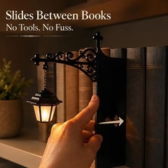 Mini Library Lantern Bookshelf Lamp Book Shelf Lighting Decor Night Light