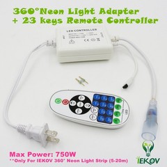 Iekov Upgrade 360 Led Neon Ac 110-120V Flexible 360 Degree Led Neon Strip